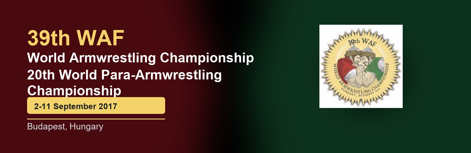 World Armwrestling & Para-Armwrestling Championship 2017