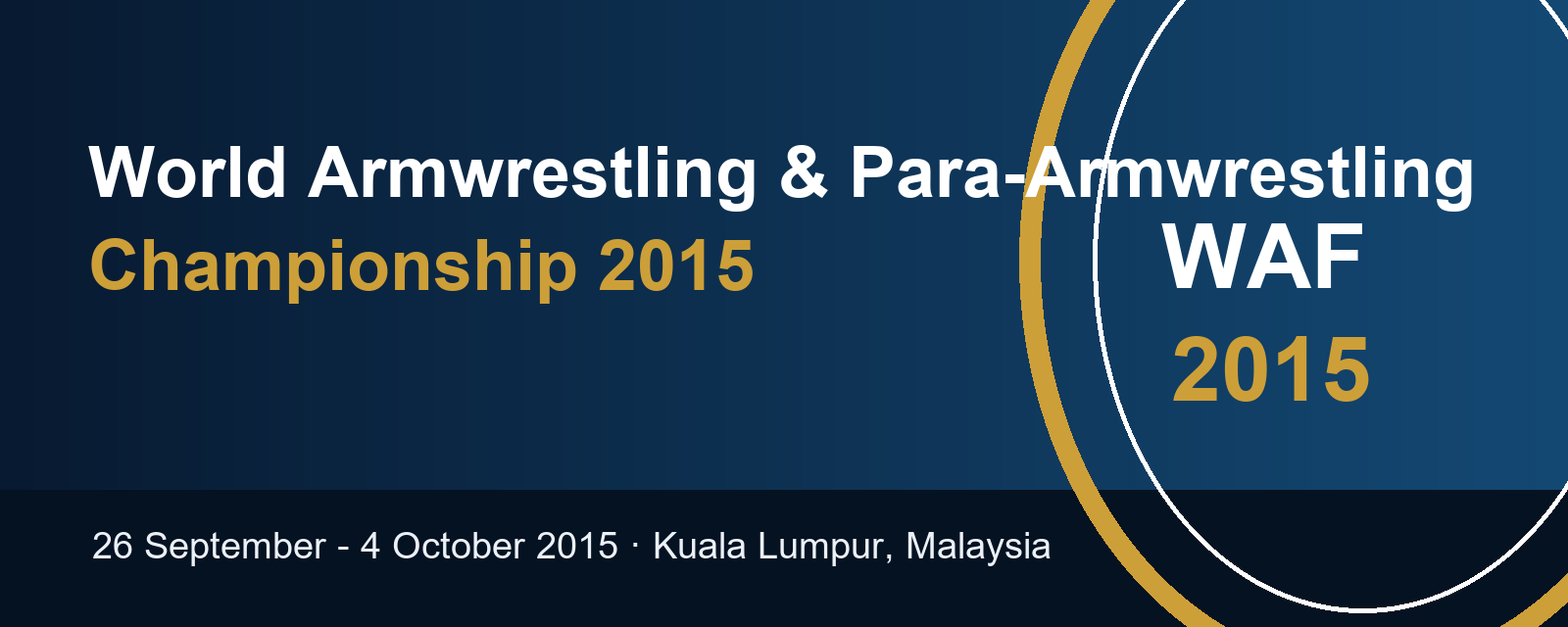 World Armwrestling and Para-Armwrestling Championship 2015