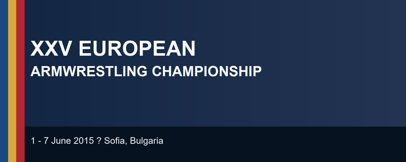 European Armwrestling Championship 2015