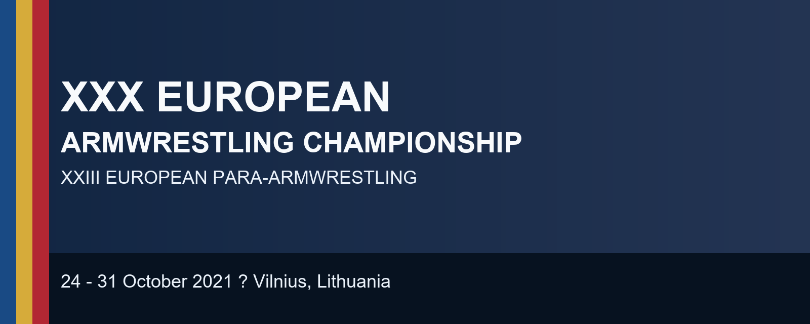 European Armwrestling and Para-Armwrestling Championship 2021